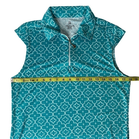 Emerald 18 Short Sleeve Top. Size Medium - Picture 3 of 6
